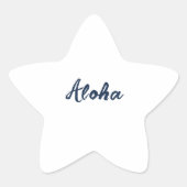 Personaliseren of aanpassen ster sticker (Voorkant)