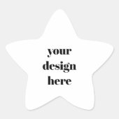 Personaliseren of aanpassen ster sticker (Voorkant)
