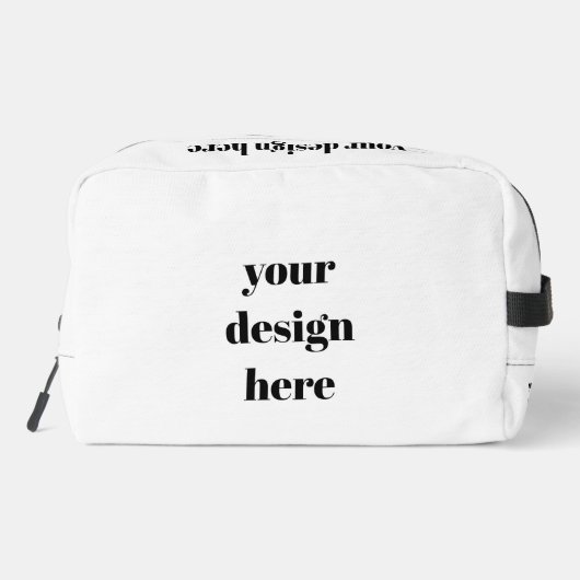 Personaliseren of aanpassen toilettasje (Achterkant)