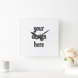 Personaliseren of aanpassen vierkante klok