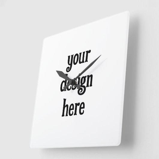 Personaliseren of aanpassen vierkante klok (Hoek)