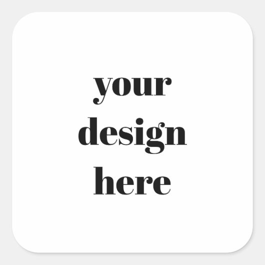 Personaliseren of aanpassen vierkante sticker (Voorkant)