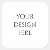 Personaliseren of aanpassen vierkante sticker (Voorkant)