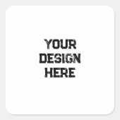 Personaliseren of aanpassen vierkante sticker (Voorkant)