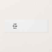 Personaliseren of aanpassen visitekaartje (Buitenkant ongevouwen)