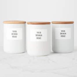 Personaliseren of Aanpassen Voedselcontainer Etiket