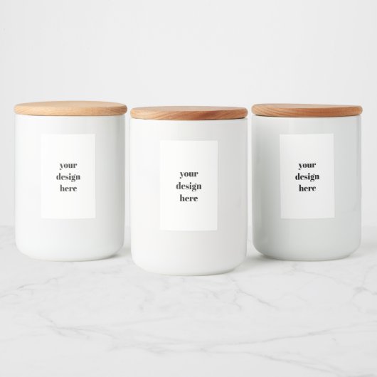 Personaliseren of aanpassen voedselcontainer etiket (Flessen)