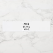 Personaliseren of Aanpassen Waterfles Etiket (Enkel label)