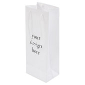Personaliseren of aanpassen wijn cadeautas (Achterkant Gekanteld)