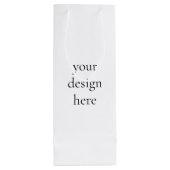 Personaliseren of aanpassen wijn cadeautas (Achterkant)