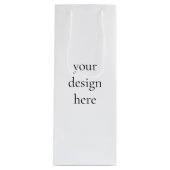 Personaliseren of aanpassen wijn cadeautas (Voorkant)