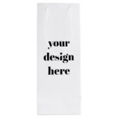 Personaliseren of aanpassen wijn cadeautas (Achterkant)