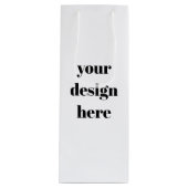 Personaliseren of aanpassen wijn cadeautas (Voorkant)