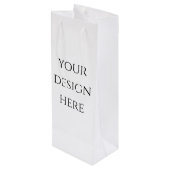 Personaliseren of Aanpassen Wijn Cadeautas (Achterkant Gekanteld)