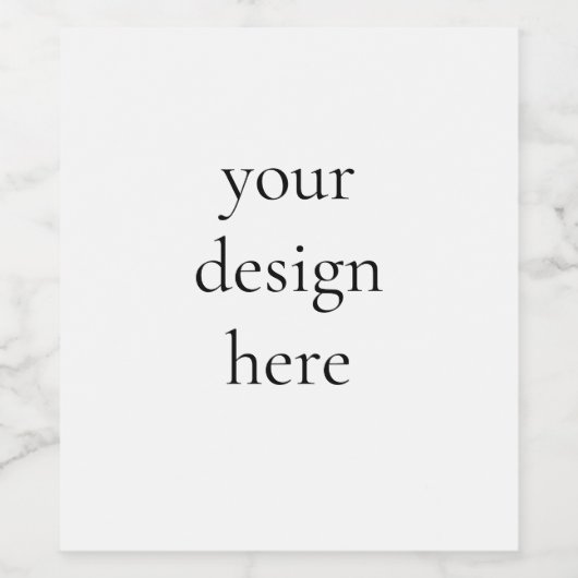 Personaliseren of aanpassen wijn etiket (Enkel label)