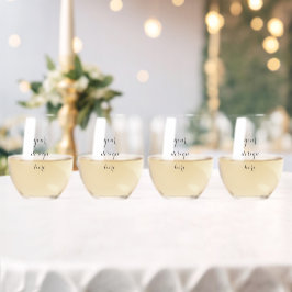 Personaliseren of Aanpassen Wijnglas Zonder Voet