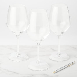 Personaliseren of Aanpassen Wijnglaslabel