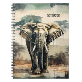 PERSONALISEREN: Olifant | Notitieboek Journal