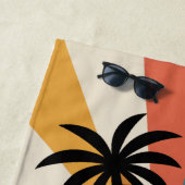 PERSONALISEREN Pickleball Beach Breeze & Backhand Strandlaken (In situ)