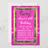 Personaliseren - Pink Camo Kaart (Voorkant)