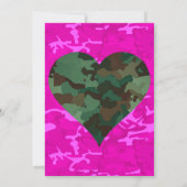 Personaliseren - Pink Camo Kaart (Achterkant)