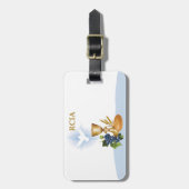 Personaliseren, RCIA feliciteert katholieke heilig Bagagelabel (Voorkant verticaal)