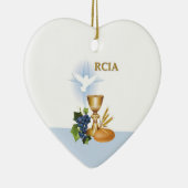 Personaliseren, RCIA feliciteert katholieke heilig Keramisch Ornament (Rechts)