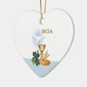 Personaliseren, RCIA feliciteert katholieke heilig Keramisch Ornament (Links)