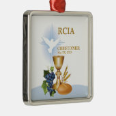 Personaliseren, RCIA feliciteert katholieke heilig Metalen Ornament (Rechts)