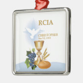 Personaliseren, RCIA feliciteert katholieke heilig Metalen Ornament (Links)