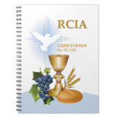 Personaliseren, RCIA feliciteert katholieke heilig Notitieboek (Voorkant)