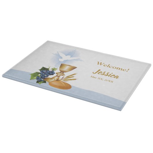 Personaliseren, RCIA feliciteert katholieke heilig Snijplank (Hoek)