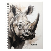 PERSONALISEREN: Rhino | Notitieboek Journal (Voorkant)