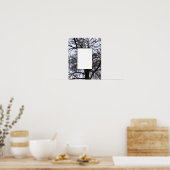 PERSONALISEREN! RUSTIEKE 'MAT' ACHTERGROND POSTER (Keuken)