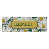 Personaliseren - Schadelijk, Bright Daisy Naambadge (Voorkant)