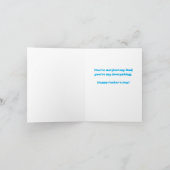 Personaliseren | Superheld | Funny Vaderdag Kaart (Binnen)