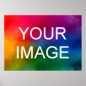 Personaliseren Upload foto Afbeelding Creëer Uw ei Poster (Voorkant)