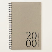 Personaliseren van persoonlijke 20XX Weekly Planne Planner (Voorkant)