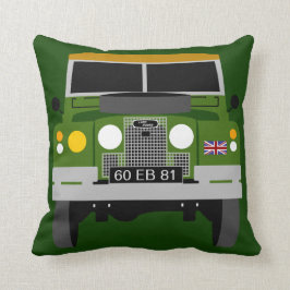 Personaliseren van Veteran Land Rover van het Brit Kussen