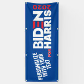 Personaliseren voor Biden/Harris 2020 Vinyl (teken Spandoek (Verticaal)