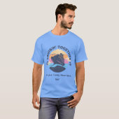 Personaliseren voor Familie Cruise BLAUW Personali T-shirt (Voorkant volledig)