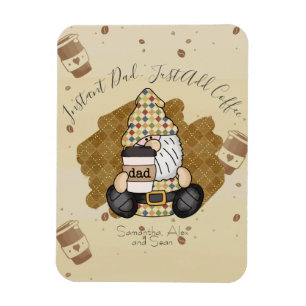 Personaliseren voor Koffee Lover Pa VINTAGE Magneet