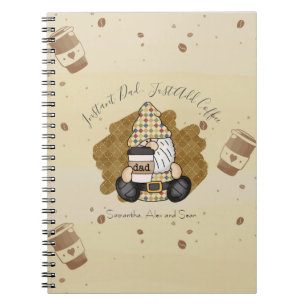 Personaliseren voor Koffee Lover Pa   VINTAGE Notitieboek