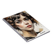 PERSONALISEREN: Waterverf Portret | Notitieboek (Rechterzijde)