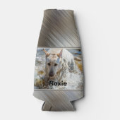 Personaliseren: Yellow Labrador foto ingelijst Flesjeskoeler (Voorkant)