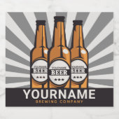 Personaliserende brouwerij voor bottelboten bier etiket (Enkel label)