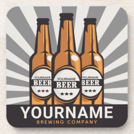 Personaliserende brouwerij voor bottelboten bier onderzetter