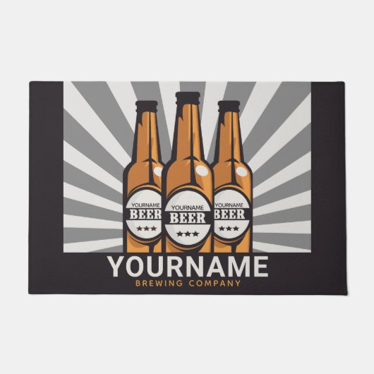 Personaliserende brouwerij voor bottelboten deurmat (Voorkant)