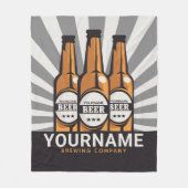 Personaliserende brouwerij voor bottelboten fleece deken