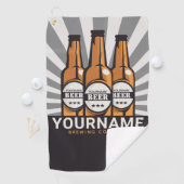 Personaliserende brouwerij voor bottelboten golfhanddoek (Insitu)